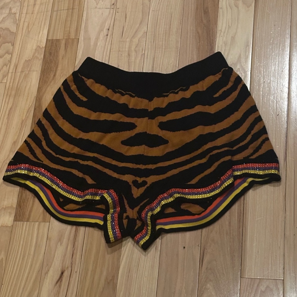 Queen of Sparkles Stylish Tiger Print Women's Shorts